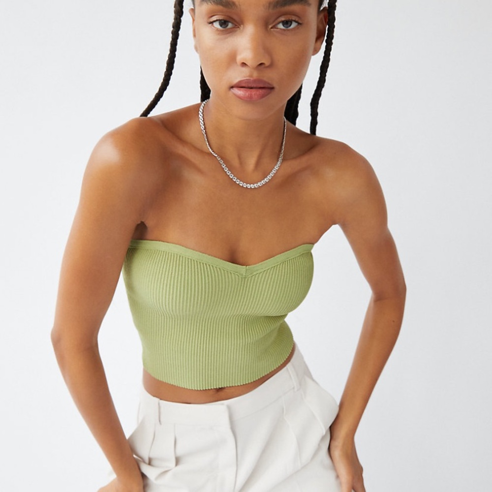 Aritzia Babaton Sculpt Knit Sweetheart Tube Top